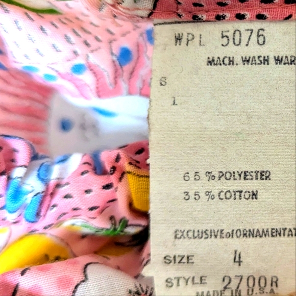 Vintage Deadstock Babydoll Dress and Bloomer Set - Picture 2 of 4